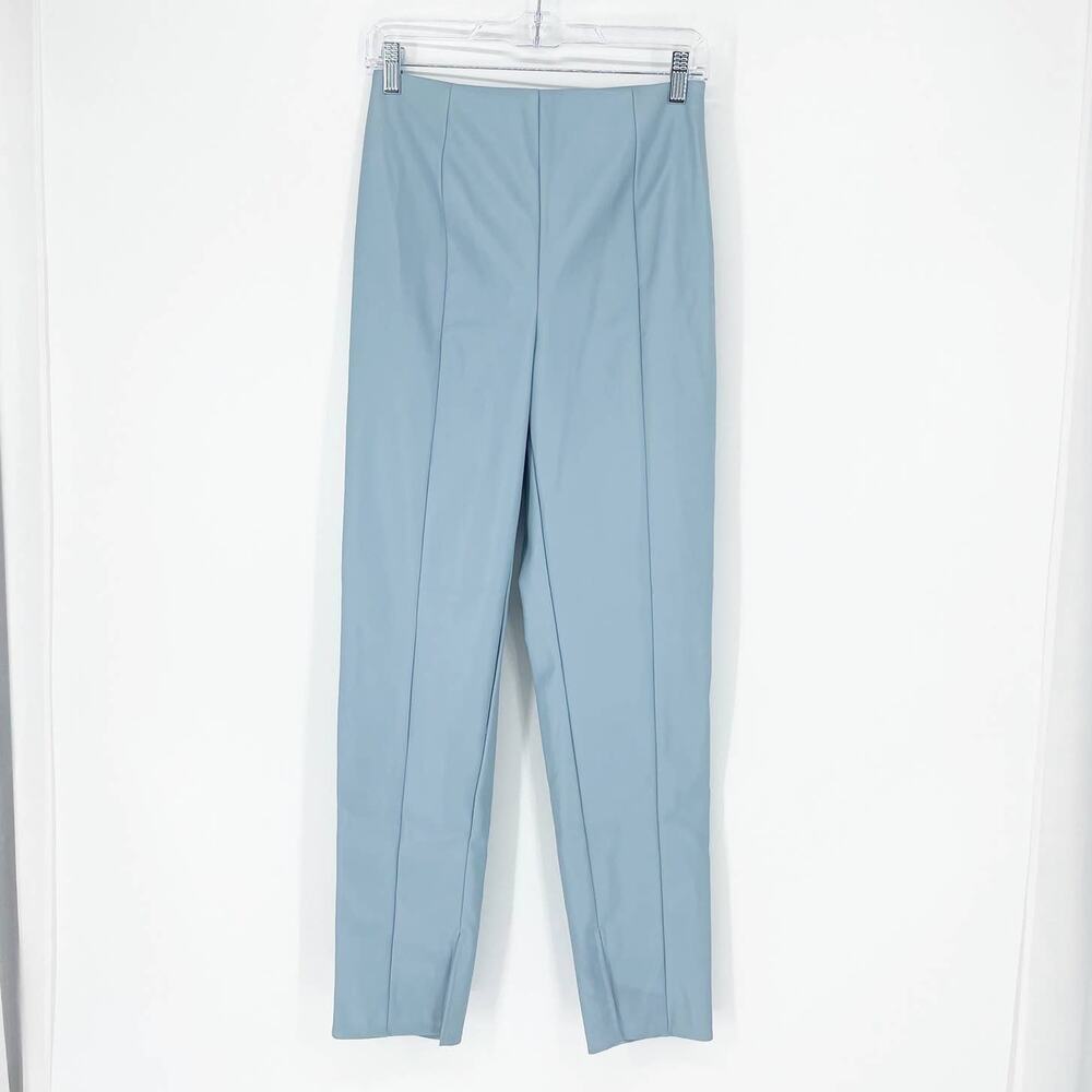 Missguided High Rise Faux Leather Pants Size 4
